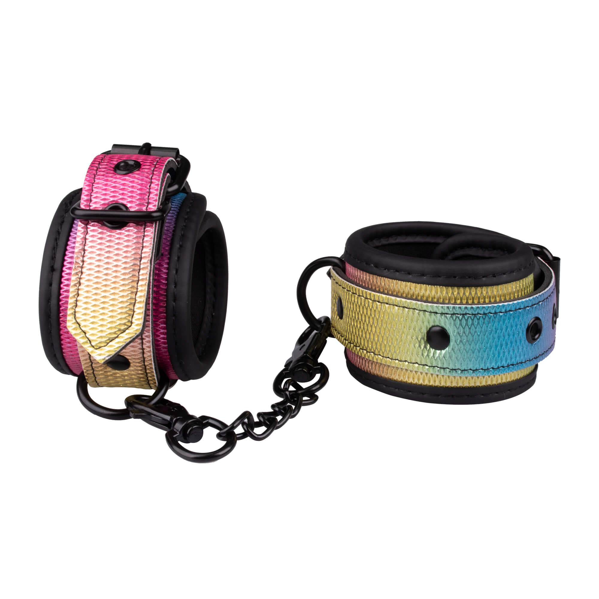 Rainbow Wrist Cuffs