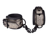 EROKAY Bondage BDSM Adjustable Leather Handcuffs-Grey
