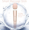 MK5206 RECHARGEABLE MASSAGER LUXURY BODY WAND GOLD MICROPHONE