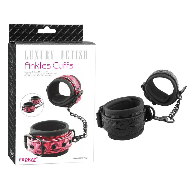 PYRAMID ANKLE CUFFS BDSM BONDAGE MANUFACTURER EROKAY