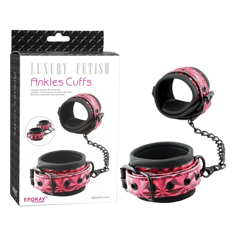 PYRAMID ANKLE CUFFS BDSM BONDAGE MANUFACTURER EROKAY