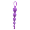 Purple Unique Silicone Anal Beads