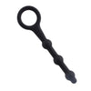 Black Handle Silicone Anal Beads