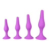 Purple 4 Set Silicone Anal Plug