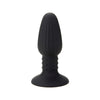 Black Stripe Silicone Butt Plug