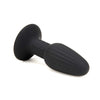 Black Stripe Silicone Butt Plug