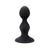 Black Two Bumbs Silicone Anal Plug