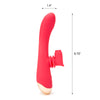 8 Mode Vibrations Rabbit Vibe-Red