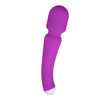 3 Vibrating speed Purple Silicone Wand Massager