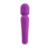 3 Vibrating speed Purple Silicone Wand Massager