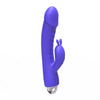 RABBIT EARS 10 FUNCTION RECHARGEABLE SILICONE DILDO