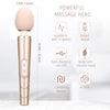 MK5206 RECHARGEABLE MASSAGER LUXURY BODY WAND GOLD MICROPHONE