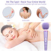 MK5206 RECHARGEABLE MASSAGER LUXURY BODY WAND GOLD MICROPHONE