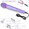 MK5206 RECHARGEABLE MASSAGER LUXURY BODY WAND GOLD MICROPHONE