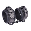 GREY LUXE WRIST CUFFS BDSM BONDAGE MANUFACTURER EROKAY