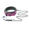 PINK SPARKLE COLLAR WITH LEASH