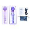 MK5206 RECHARGEABLE MASSAGER LUXURY BODY WAND GOLD MICROPHONE